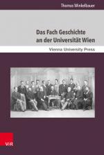 Cover-Bild Das Fach Geschichte an der Universität Wien
