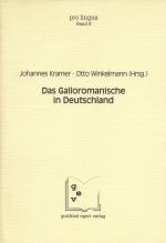 Cover-Bild Das Galloromanische in Deutschland