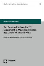 Cover-Bild Das Gemeindeschwesterplus-Experiment in Modellkommunen des Landes Rheinland-Pfalz