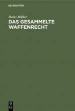 Cover-Bild Das gesammelte Waffenrecht