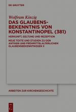 Cover-Bild Das Glaubensbekenntnis von Konstantinopel (381)