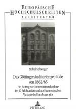 Cover-Bild Das Göttinger Auditoriengebäude von 1962/65
