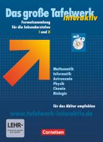 Cover-Bild Das große Tafelwerk interaktiv - Formelsammlung für die Sekundarstufen I und II - Allgemeine Ausgabe
