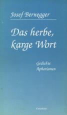 Cover-Bild Das herbe, karge Wort