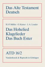 Cover-Bild Das Hohe Lied, Klagelieder, Das Buch Ester