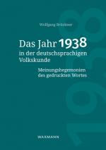 Cover-Bild Das Jahr 1938 in der deutschsprachigen Volkskunde