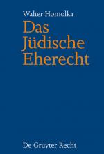 Cover-Bild Das Jüdische Eherecht