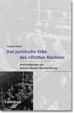 Cover-Bild Das juristische Erbe des »Dritten Reiches«