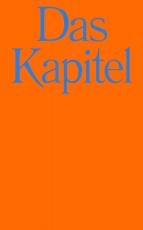 Cover-Bild Das Kapitel