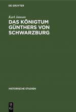 Cover-Bild Das Königtum Günthers von Schwarzburg