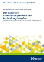 Cover-Bild Das kognitive Anforderungsniveau von Ausbildungsberufen