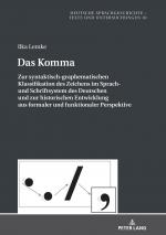 Cover-Bild Das Komma