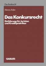 Cover-Bild Das Konkursrecht