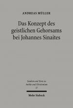 Cover-Bild Das Konzept des geistlichen Gehorsams bei Johannes Sinaites