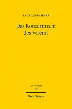 Cover-Bild Das Konzernrecht des Vereins