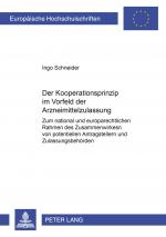 Cover-Bild Das Kooperationsprinzip im Vorfeld der Arzneimittelzulassung