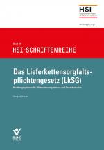 Cover-Bild Das Lieferkettensorgfaltspflichtengesetz (LkSG)