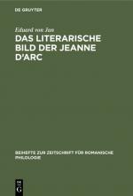 Cover-Bild Das literarische Bild der Jeanne d’Arc