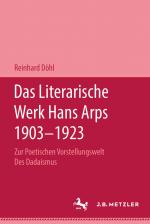 Cover-Bild Das Literarische Werk Hans Arps 1903-1923