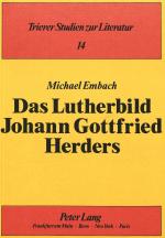 Cover-Bild Das Lutherbild Johann Gottfried Herders