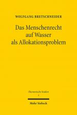 Cover-Bild Das Menschenrecht auf Wasser als Allokationsproblem