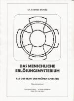 Cover-Bild Das menschliche Erlösungsmysterium