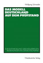 Cover-Bild Das Modell Deutschland auf dem Prüfstand