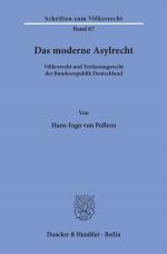 Cover-Bild Das moderne Asylrecht.
