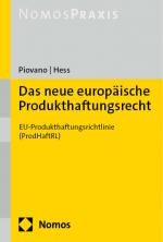 Cover-Bild Das neue europäische Produkthaftungsrecht