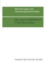 Cover-Bild Das neue GmbH-Recht in der Diskussion