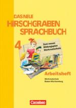 Cover-Bild Das neue Hirschgraben Sprachbuch - Werkrealschule Baden-Württemberg / Band 4 - Das neue Arbeitsheft mit Lösungen