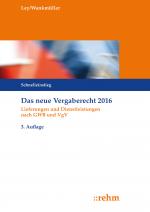 Cover-Bild Das neue Vergaberecht 2016 - Schnelleinstieg