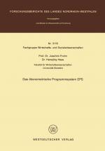 Cover-Bild Das ökonometrische Programmsystem EPS
