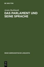Cover-Bild Das Parlament und seine Sprache