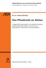 Cover-Bild Das Pfandrecht an Aktien