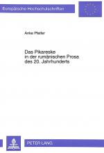 Cover-Bild Das Pikareske in der rumänischen Prosa des 20. Jahrhunderts