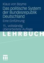 Cover-Bild Das politische System der Bundesrepublik Deutschland