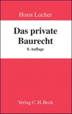 Cover-Bild Das private Baurecht