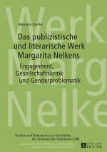 Cover-Bild Das publizistische und literarische Werk Margarita Nelkens