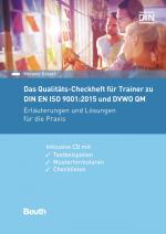 Cover-Bild Das Qualitäts-Checkheft für Trainer zu DIN EN ISO 9001:2015 und DVWO QM