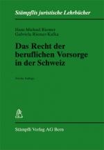 Cover-Bild Das Recht der beruflichen Vorsorge in der Schweiz