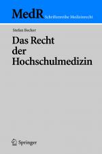 Cover-Bild Das Recht der Hochschulmedizin