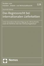 Cover-Bild Das Regressrecht bei internationalen Lieferketten