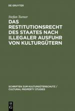 Cover-Bild Das Restitutionsrecht des Staates nach illegaler Ausfuhr von Kulturgütern
