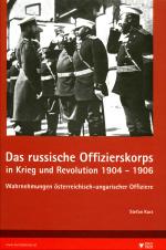 Cover-Bild Das russische Offizierskorps in Krieg und Revolution 1904-1906
