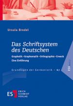 Cover-Bild Das Schriftsystem des Deutschen