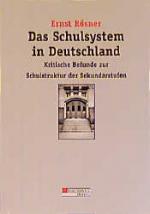 Cover-Bild Das Schulsystem in Deutschland