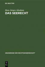 Cover-Bild Das Seerecht