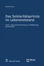 Cover-Bild Das Solidaritätsprinzip im Lebensnotstand