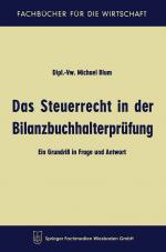 Cover-Bild Das Steuerrecht in der Bilanzbuchhalterprüfung